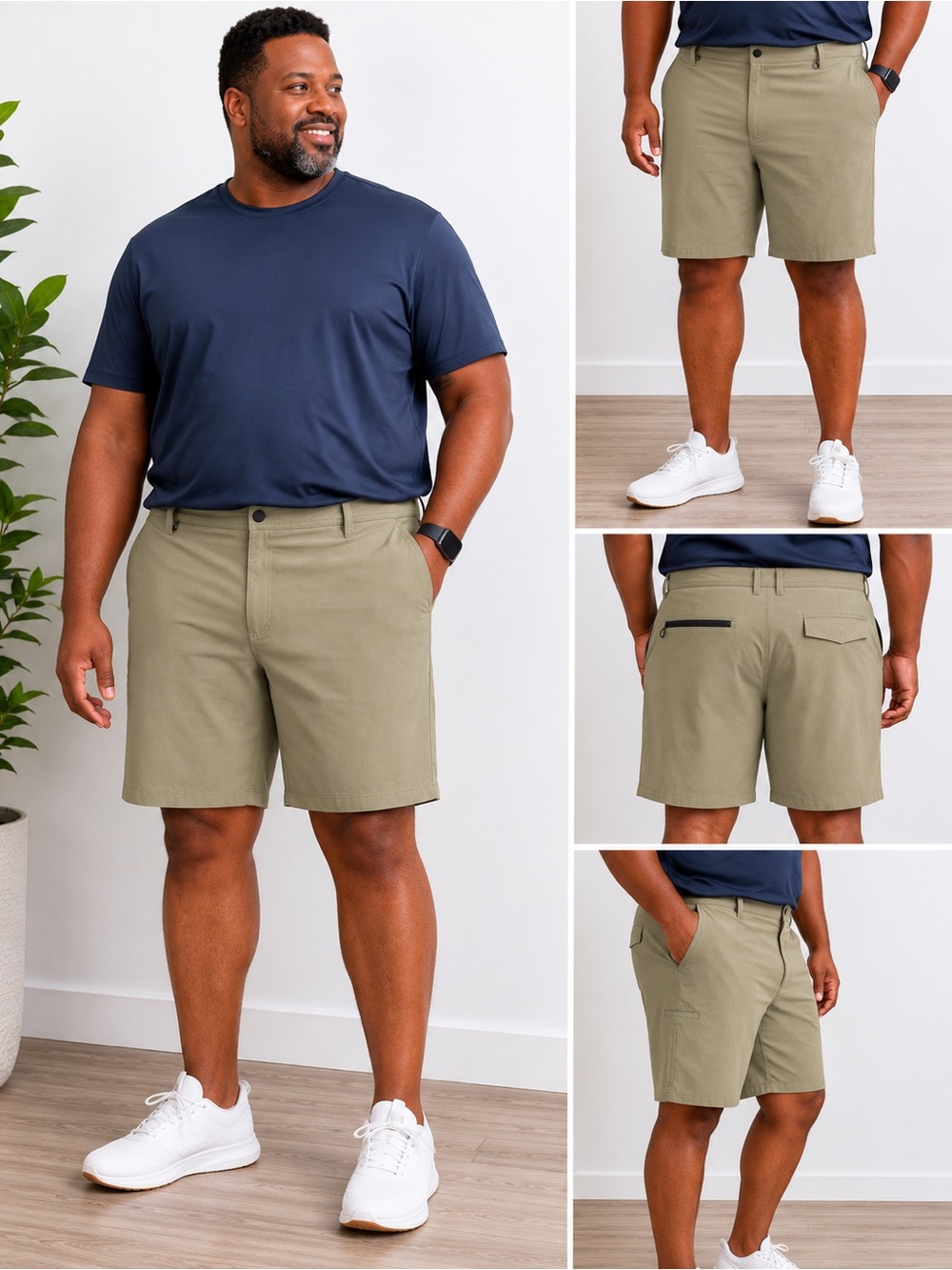 NWT Denali Khaki Shorts Men’s Size 50 Outdoor Casual